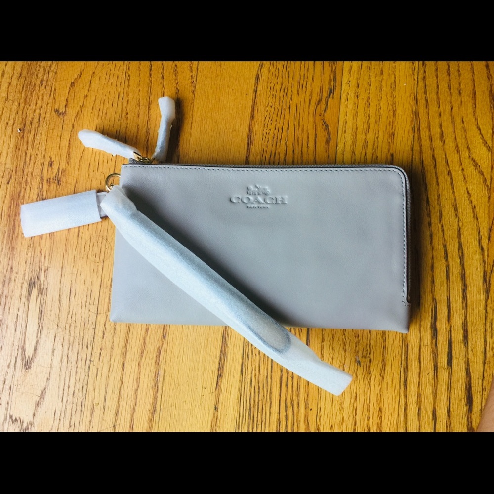 NWT AUTHENTIC Coach Large Double Zip Wallet